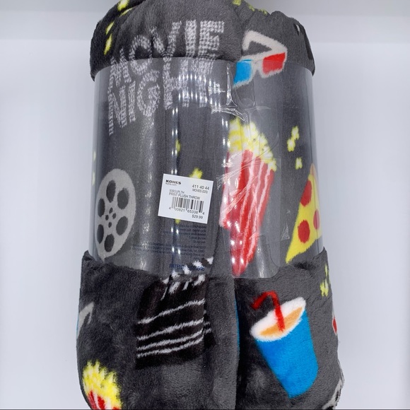 The Big One plush Oversize blanket-Movie themed 5’ X 6’